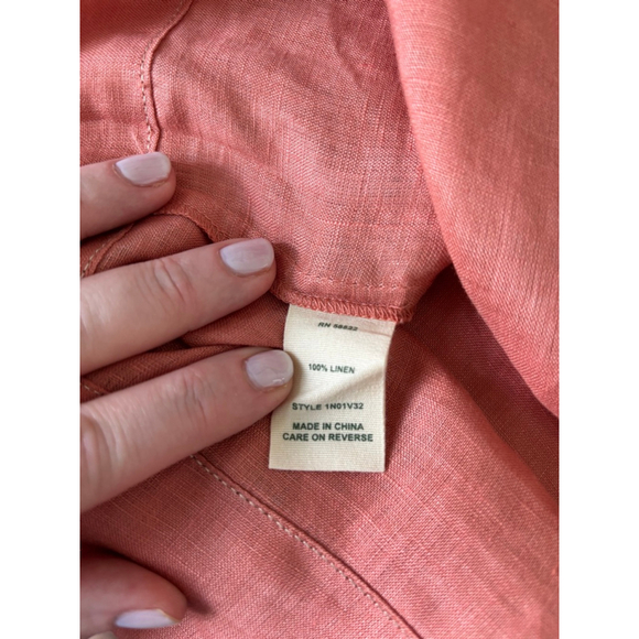 EUC Nuture by Lamaze 100% Linen Henley Tunic | Size Med - Picture 10 of 10